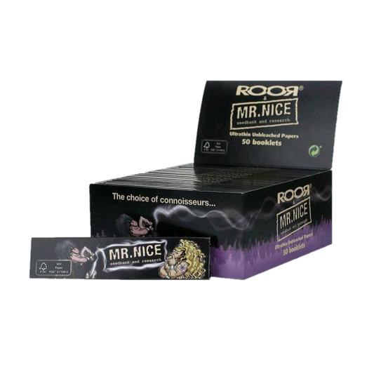 ROOR & Mr. Nice Rolling Papers (full box)