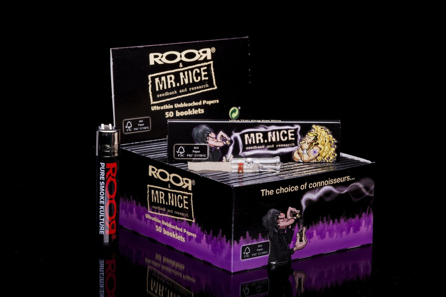 ROOR & Mr. Nice Rolling Papers (full box)