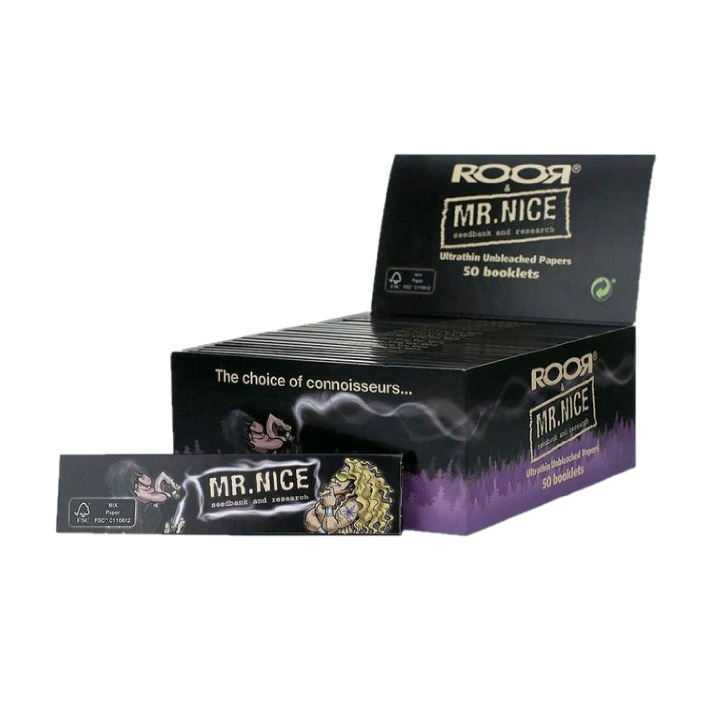 ROOR & Mr. Nice Rolling Papers (full box)